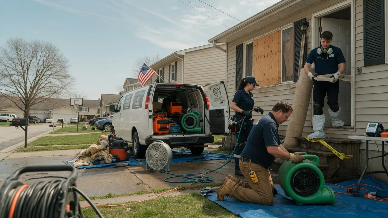 Water Damage Restoration in Sheridan, TX near me